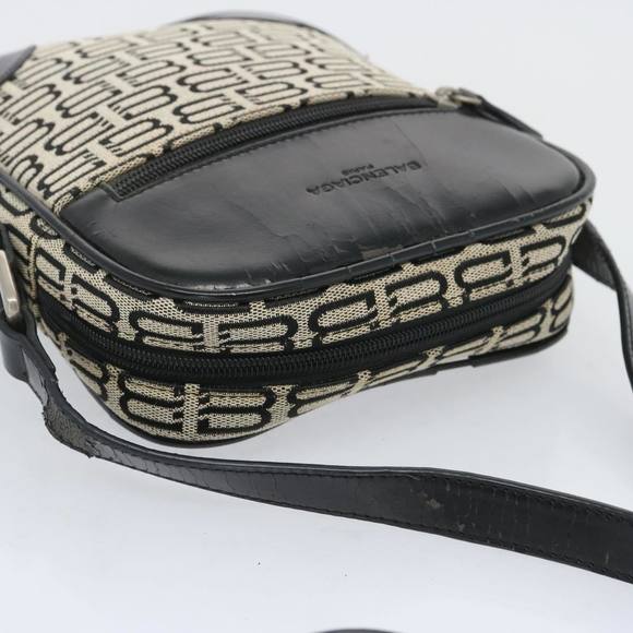 BALENCIAGA Shoulder Bag Canvas Beige Auth bs12164 - Picture 6 of 16